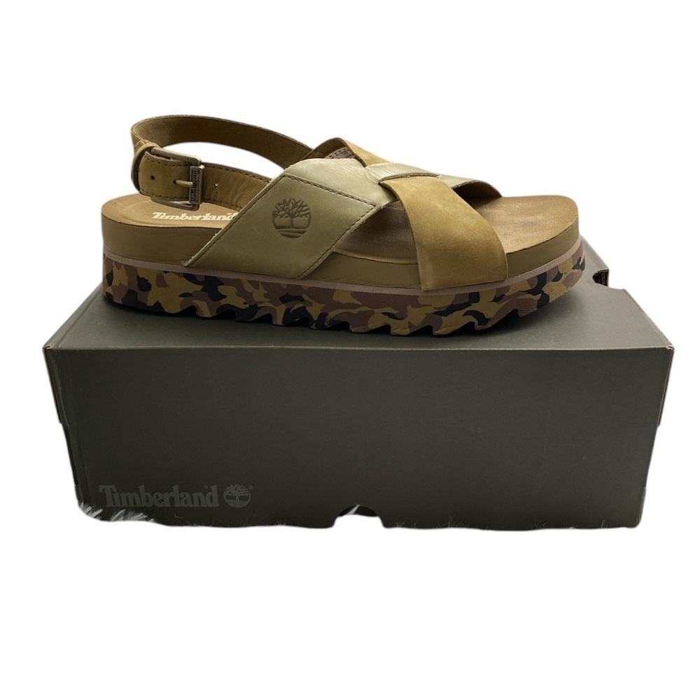NWT Timberland olive green nubuck sandals - Picture 2 of 8